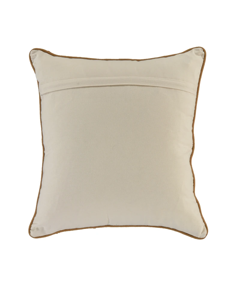 Rizzy Home Lillian Cotton Decorative Pillow, 20" x