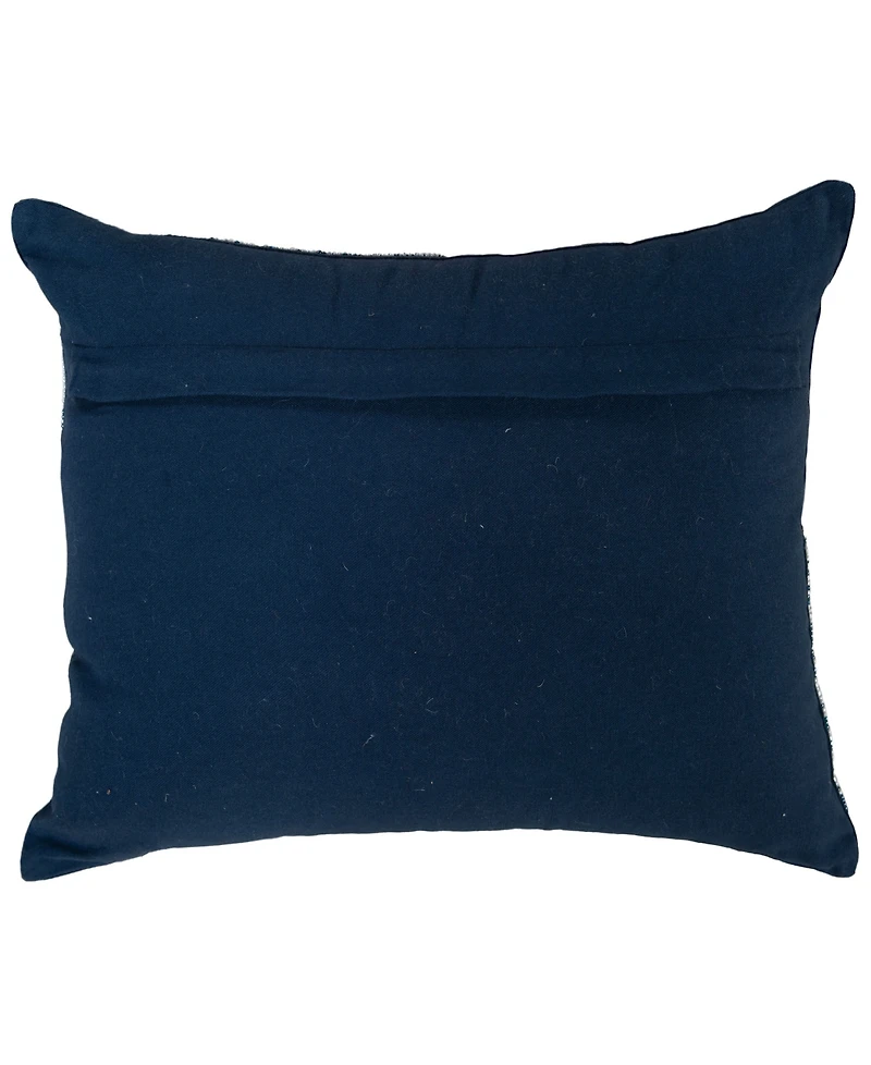 Rizzy Home Laine Cotton Velvet Decorative Pillow, 14" x 20"
