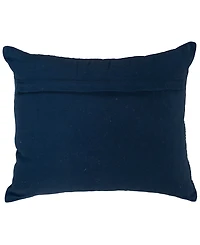 Rizzy Home Laine Cotton Velvet Decorative Pillow, 14" x 20"