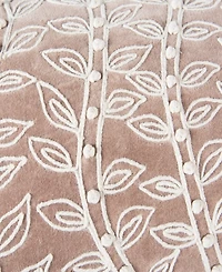 Rizzy Home Ella Cotton Velvet Decorative Pillow, 14" x 20"