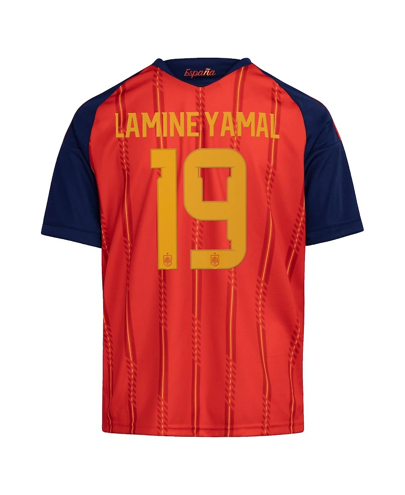 Adidas Big Boys and Girls Lamine Yamal Red Spain National Team 2026 Home Replica Jersey