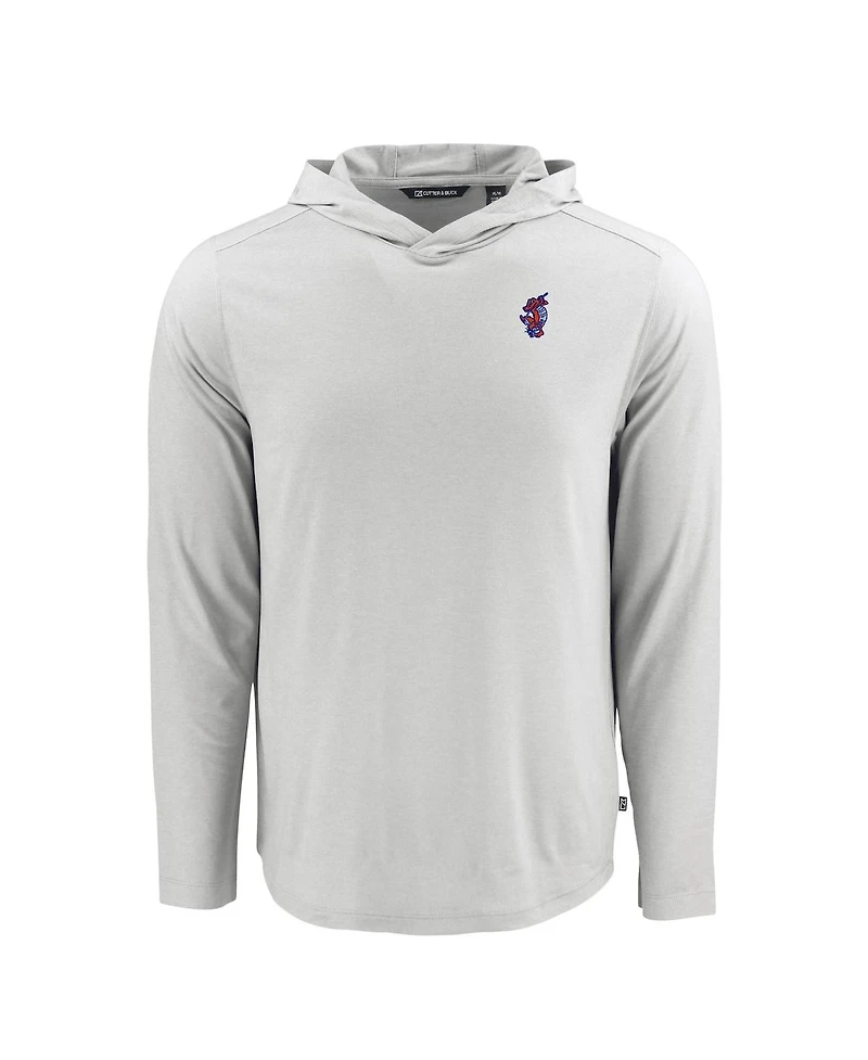 Cutter & Buck Men's Gray Florida Gators Coastline Epic Comfort Eco Long Sleeve Hoodie