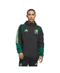 Adidas Men's Black Mexico National Team Fifa x World Cup 2026 Tiro All Weather Full-Zip Jacket
