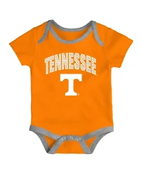 Outerstuff Baby Boys and Girls 3-Piece Tennessee Volunteers All Day Play Bodysuit