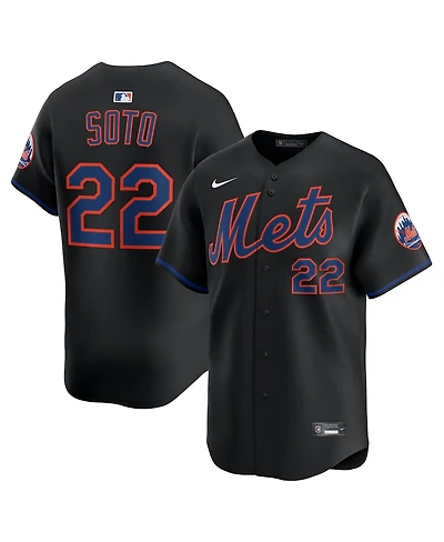 Nike Men's Juan Soto Black New York Mets Alternate Limited Player Jersey