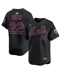 Nike Men's Juan Soto Black New York Mets Alternate Limited Player Jersey