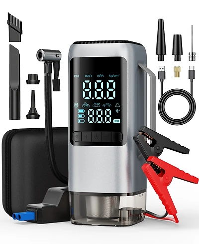 Sugift 20-Amp Battery Charger/Maintainer with Lcd Display & Desulfation Mode