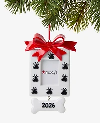 Holiday Lane Pets Dog Print Frame Ornament, Macy's Exclusive