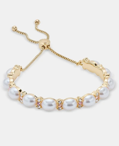 Charter Club Imitation Pearl Slider Bracelet, Macy's Exclusive