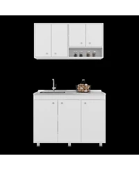 Fm Furniture Napoleon Kitchen Furniture Set with Dishwasher and Upper Storage