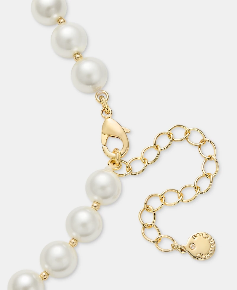 Charter Club Imitation Pearl Heart Pendant Necklace, Macy's Exclusive