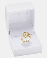 Charter Club Mother-of-Pearl & Cubic Zirconia Ring, Macy's Exclusive