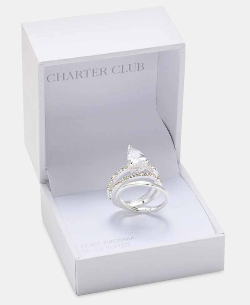 Charter Club Cubic Zirconia Ring Set, Macy's Exclusive