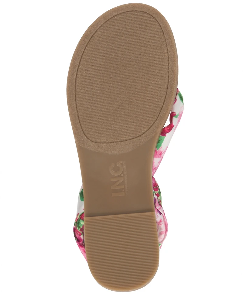 I.n.c. International Concepts Women's Maris Ankle Tie Flat Sandals, Macy's Exclusive