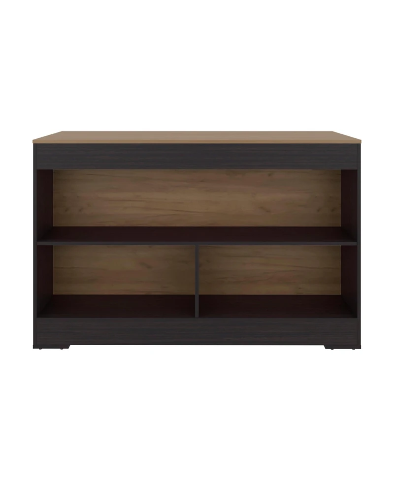 Fm Furniture Worland,Kitchen Island with Open Storage and Multi-Purpose