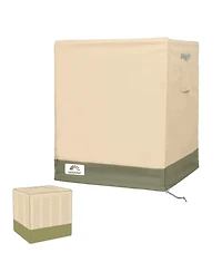 Aoodor Heavy Duty Air Conditioner Cover, 600D Waterproof Oxford Winter Central Air Conditioner Cover for Outside Unit