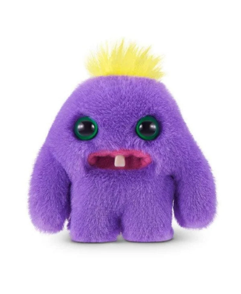 Fuggler Zuru Baby Fug Mr Needles Purple Funny Ugly Monster Plush Toy 3.5 Inch