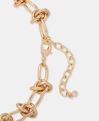 On 34th Knotted Link Collar Necklace, 17" + 2" extender, Macy's Exclusive
