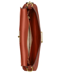 Coach Suede Jet Leather Small Shoulder Bag