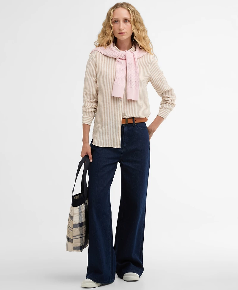 Barbour Women's Marine Long-Sleeve Striped Shirt