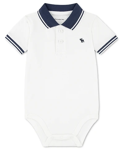 Abercrombie kids Baby Boys' Pique Polo Bodysuit