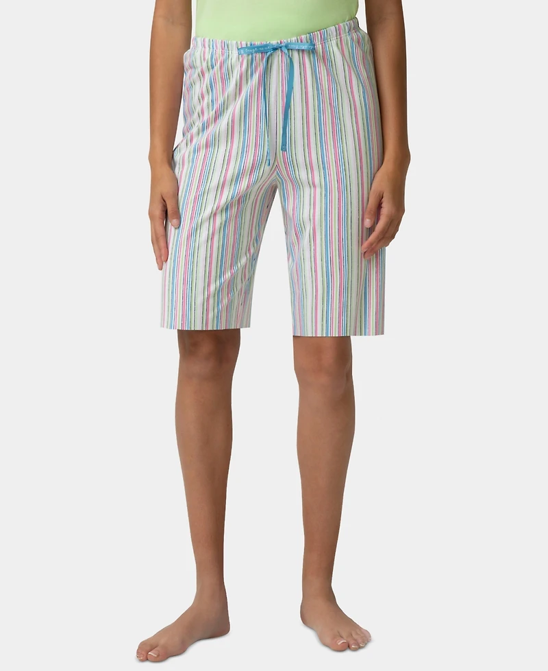 Hue Women's Straight N Narrow Pj Bermuda