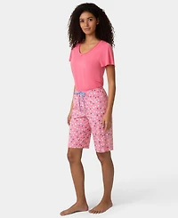 Hue Women's Chalk Dot Pj Bermuda