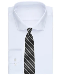 B by Brooks Brothers Men's Classic Stripe Pattern Tie