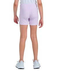 adidas Girls' 8-16 Detached Waistband Rib Bike Shorts