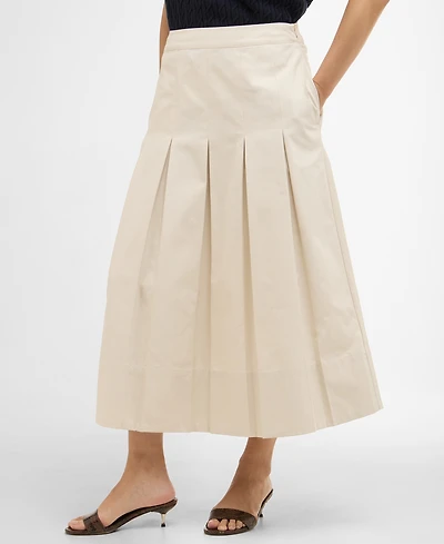 Barbour Women's Pleated Kirby Midi Skirt