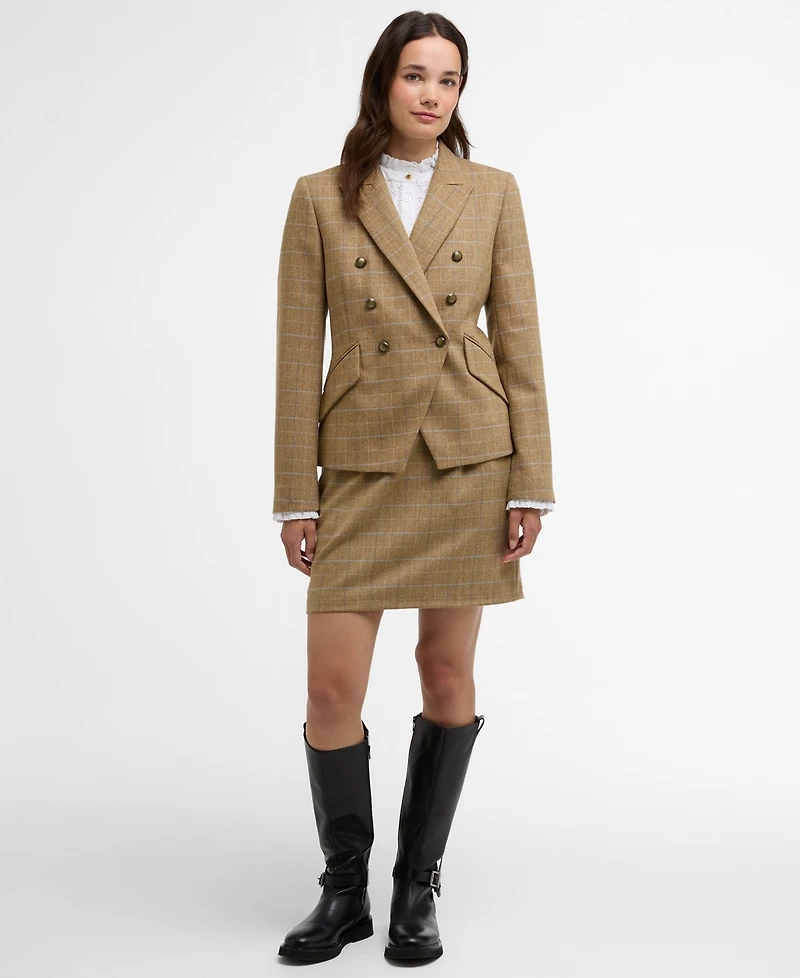 Barbour Women's Long-Sleeve Wisteria Tailored Blazer