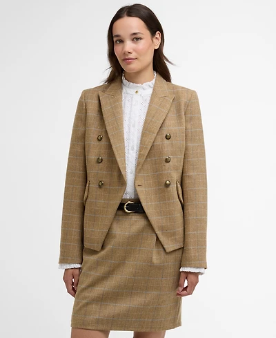 Barbour Women's Long-Sleeve Wisteria Tailored Blazer