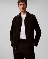 Calvin Klein Men's Seersucker Blouson Jacket