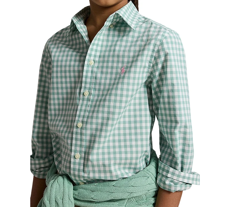 Polo Ralph Lauren Boys' 8-20 Button-Down Collar Poplin Shirt