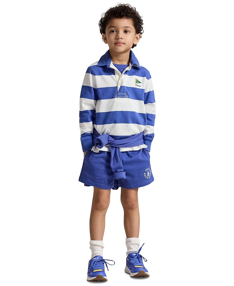 Polo Ralph Lauren Boys' 2-7 Striped Long-Sleeve Rugby Shirt