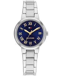 Tommy Hilfiger Women's Quartz Silver Tone Stainless Steel Bracelet Watch, 28mm