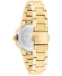 Tommy Hilfiger Women's Quartz Gold Tone Stainless Steel Bracelet Watch, 28mm