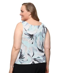 Alex Evenings Plus Scoop Neck Top And Jacket, 2-Piece Set