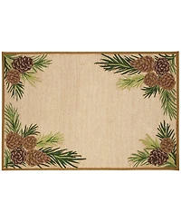 Liora Manne' Ravella Forest Border 2'x3' Area Rug
