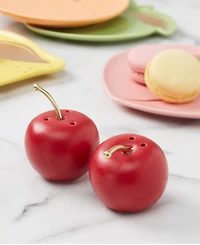kate spade new york Tutti Fruity Cherries Salt and Pepper Shaker Set