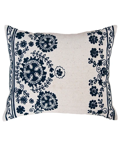 Rizzy Home Anna Cotton Decorative Pillow, 14" x 20"