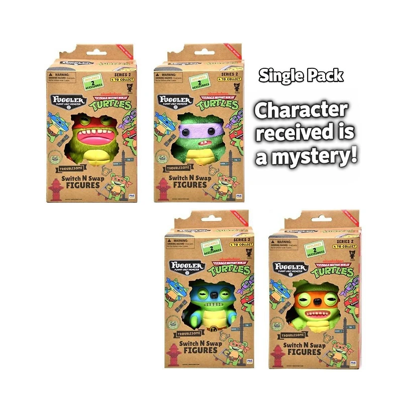 Fuggler Zuru Collectible 4.5 Inch Figures 1 Pack Switch n Swap Random