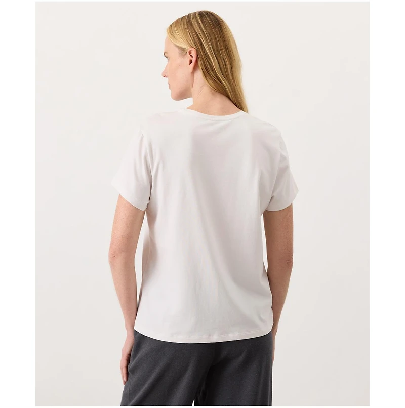 Pact Women's Luxe Signature Crewneck Tee