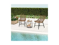 Slickblue Outdoor 3-Piece Patio Set with Integrated Pet House
