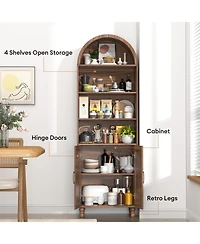 Rainsken Arched Bookshelf