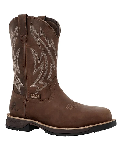 Rocky Men's Ride Lte Carbon Toe Western Boot