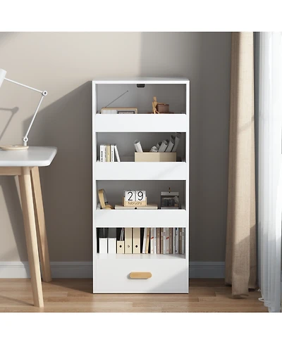 Rainsken 4 Tier Bookshelf