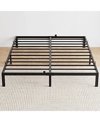 gaomon 10 Inch Twin Heavy Duty Metal Platform Bed- Slats Easy Assembly Noise-Free No Box Spring Needed