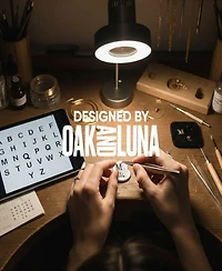 Oak & Luna Inez Initial Necklace - Sterling Silver 925