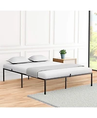 Gaomon Queen Metal Platform Bed Frame- No Box Spring Needed- Heavy Duty Steel Slats- Easy Assembly